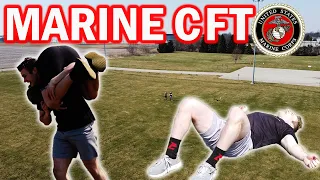 POWERLIFTER TRIES THE MARINE FITNESS TEST | GETS DESTROYED