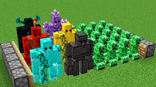 x500 Creepers and All minecraft Golems combined?