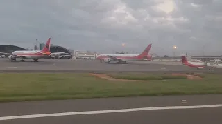 Taag B737-7M-E takeoff - domestic flight from Luanda!