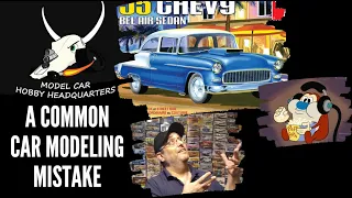 One Thing On The AMT 55 Chevy 2 Door Post You May Be Doing Wrong Ep.259