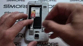 Samsung Galaxy S5 - How to convert single SIM to Dual SIM with SIMore WX-Twin Micro
