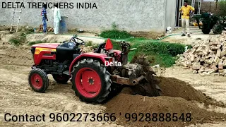 Mini portable trencher from Delta trencher India