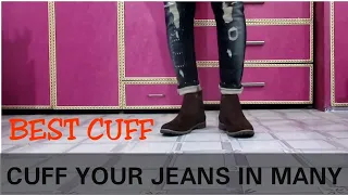 HOW TO CUFF YOUR JEANS WITH ANKLE BOOTS/faheem zone