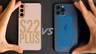 Samsung Galaxy S22 Plus vs iPhone 12 Pro Max SPEED TEST!
