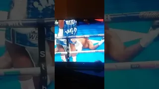 Dillian whyte v dereck chisora knockout