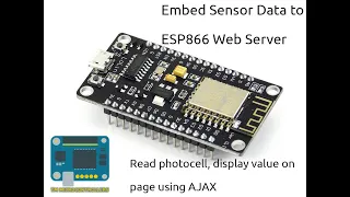 Embed Sensor Data to ESP8266 Web Server with AJAX