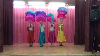 1050  Танцевальный коллектив Чародеи Восточный танец Цветные сны