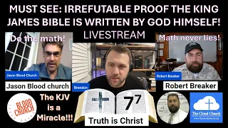 THE KING JAMES BIBLE IS A MATHEMATICAL MIRACLE FROM GOD! LIVESTREAM May 26th, 2024