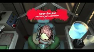 Surgeon Simulator 2013 - Brain transplant in ambulance speedrun in 7.125 (world record)