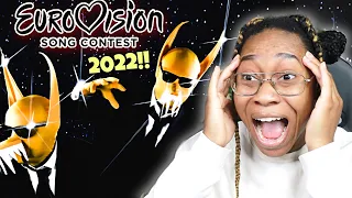 AMERICAN REACTS TO EUROVISION 2022 FOR THE FIRST TIME! (ALL 40 SONGS!!) 🤯