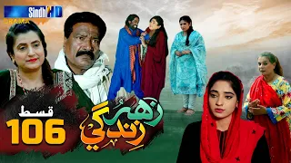 Zahar Zindagi - Ep 106 | Sindh TV Soap Serial | SindhTVHD Drama