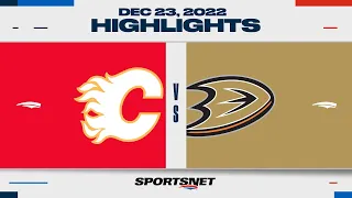 NHL Highlights | Flames vs. Ducks - December 23, 2022