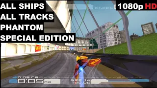 WipEout 3: Special Edition All Tracks / Circuits Phantom + All Ships ePSXe Gameplay