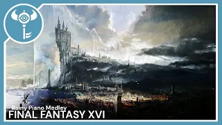 Final Fantasy XVI OST | Piano Cover Medley | Relaxing Rainy Ambience