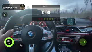 BMW 750d acceleration 100-200