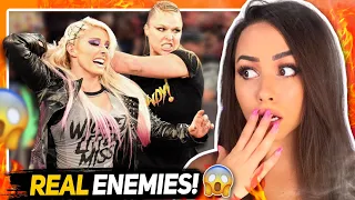 Girl watches WWE - 10 WWE Wrestlers Who Are Actually Real Life Enemies - Reaction