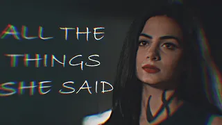 All the things she said | Bucky x Isabelle