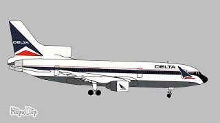 Delta 191 crash animation 2.  Req by: @ivancojusna1