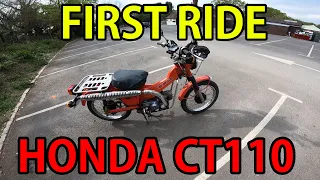 Honda CT 110 First Ride