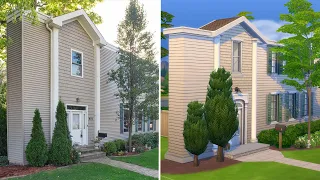 I tried to build the "Skinny House" in The Sims 4