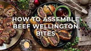 Assembling Greenlea Beef Wellington Bites