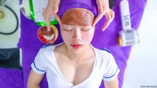 [ Linn Relax ] Treating Her Acne And Relaxing Rer Neck And Chest Makes Her Feel Very Satisfied