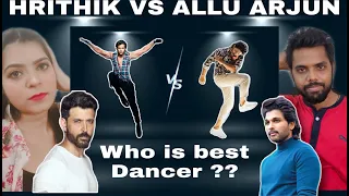 Hrithik Roshan VS Allu Arjun | Dance | Reaction | ABP Reactions