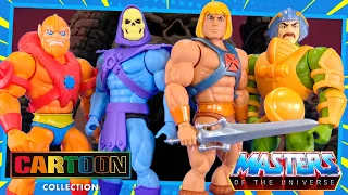 Masters of the Universe Cartoon Collection He-Man Skeletor Man-At-Arms Beast Man Mattel #review