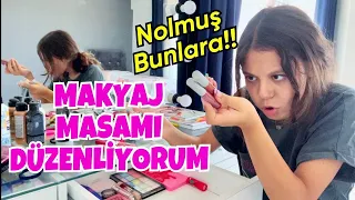 MAKYAJ MASAMI DÜZENLİYORUM ( Ayrıntılı) Tuana Zeybek