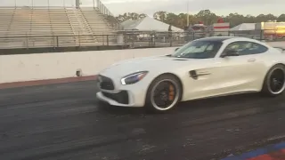 Charger Hellcat vs AMG GTR!