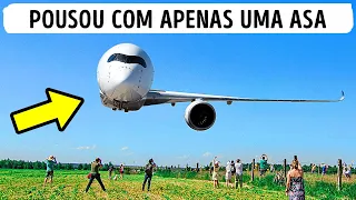 O Avião que Pousou com Apenas Uma Asa