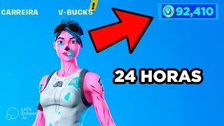 Fortnite Mas Eu Ganho VBUCKS GRATIS Por 24 HORAS (DEU CERTO)