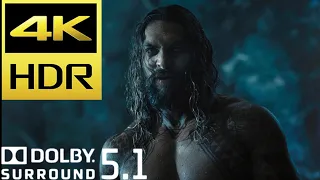 Aquaman Returns to Atlantis Scene | Zack Snyder's Justice League (2021) Movie Clip 4K HDR