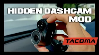 Plug-And-Play Dashcam Tacoma Mod (No Hanging Wires + Easy Install)