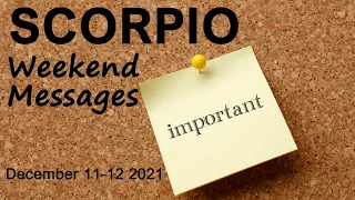 SCORPIO WEEKEND MESSAGES "A SIGN OF SOMETHING GOOD COMING YOUR WAY SCORPIO" Scorpio Tarot Reading