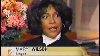 Mary Wilson asked Are you envious/jealous of Diana Ross (2000 Full Interview)