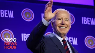 WATCH LIVE: Biden delivers campaign remarks at construction union conference