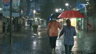 [4K Rain Walk] 폭우가 내리는 인사동 Heavy Rain in InSaDong, Seoul