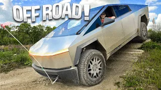 Breaking my Tesla Cybertruck Off-Road!