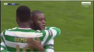 Celtic 4-0 Rangers - Ntcham with the second penalty of the game to make it 4-0