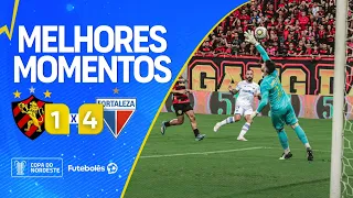 MELHORES MOMENTOS | SPORT 1x4 FORTALEZA | Leão do Pici atropela o Sport e está na final do Nordestão