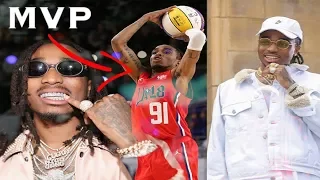 Best Rapper to Play Basketball!!?? QUAVO Basketball Shooting Secrets