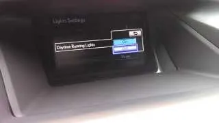 Lexus Nav.in depth How To - Daytime Running Lights
