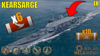 AIRCRAFT CARRIER? Kearsarge 6 Kills & 194k Damage | World of Warships Gameplay