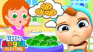 No More Snacks Baby John | Fun Sing Along Songs by Little Angel Playtime