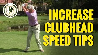 GOLF SWING TIPS - HOW TO INCREASE CLUB HEAD SPEED