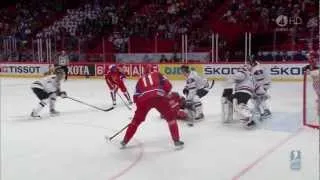 GREAT GOAL BY EVGENI MALKIN vs. LATVIA █ IIHF World Championship 2012 █ 720p HD