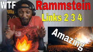 American Reacts to Rammstein - Links 2 3 4 (Live )