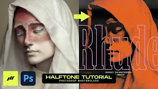 Turn ANY PHOTO Into Halftone Effect Shirt Design For Screen Printing | PHOTOSHOP TUTORIAL 2023