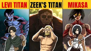 ALL 33 SECRET Humans That Turned Into Titans